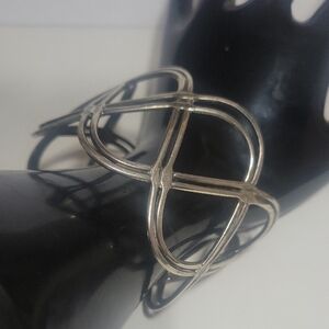 Vintage R & G Sterling Silver Celtic Open Knot Bracelet